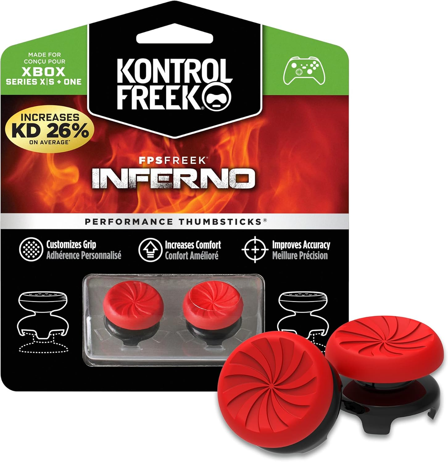 KontrolFreek FPS Freek Inferno for Xbox One and Xbox Series X Controller KontrolFreek FPS Freek Inferno for Xbox One and Xbox Series X Controller